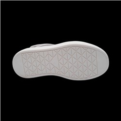 Кроссовки из натуральной кожи на меху А37-2 серые