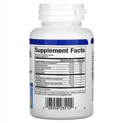 Natural Factors, добавка для здоровья щитовидной железы, 60 растительных капсул