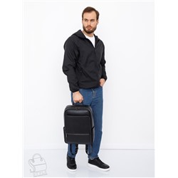 Рюкзак мужской кожаный 134119-161H black Heanbag в Новосибирске