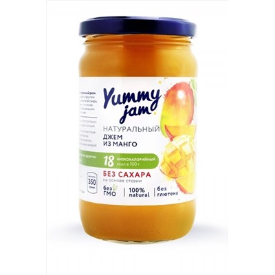 Джем Манго низкокаллорийный 350г ЭКОПРОДУКТЫ, 1193910