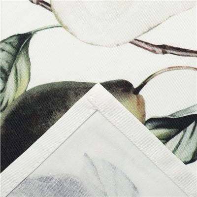 Кухонный набор «Этель. Груши»: полотенце 40×73 см, прихватка 19×19 см, фартук 60×65 см