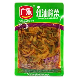 Горчица в красном масле Guangle, Китай, 180 г Акция