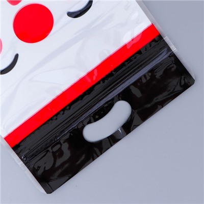 Пакет подарочный новогодний, с zip - lock застежкой, «Снеговик», 15×23±1 см