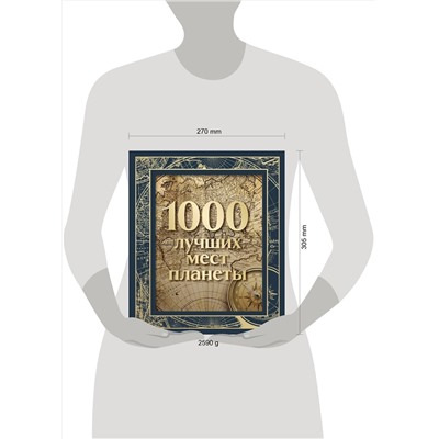 Эксмо "1000 лучших мест планеты (в коробе) (новое оформление)"