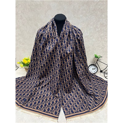 Тёплый палантин из кашемира, мультицвет