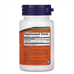 Now Foods, Serrazimes, 90 Veg Capsules