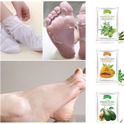 SADOER Восстанавливающая маска-носочки для ног с экстрактом авокадо от трещин и шелушения с глубоким