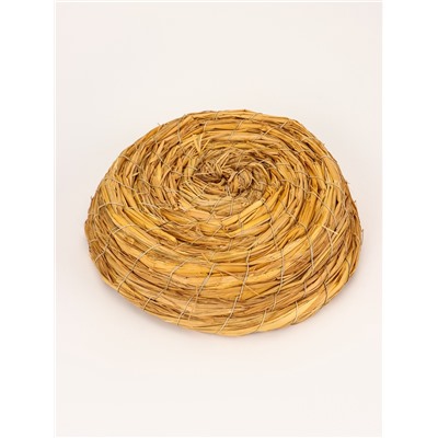 Гнездо для птиц плетёное из соломы, 20.5×4 см