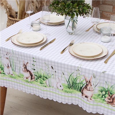 Скатерть «Доляна» Easter joy, 145×110 см, 100% п/э