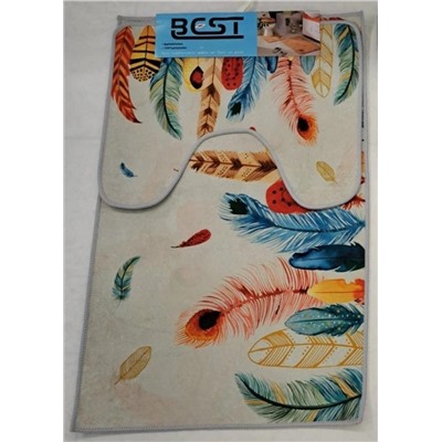 Коврик для ванны и туалета 2шт #23103909