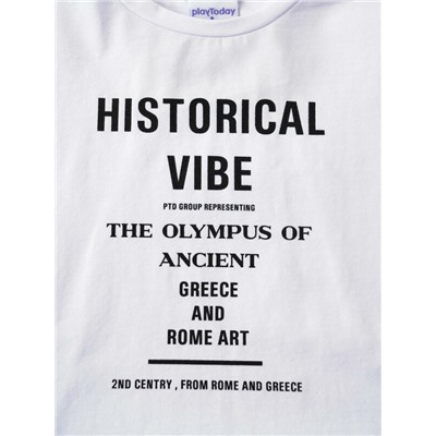 Фуфайка трикотажная для девочек (футболка)