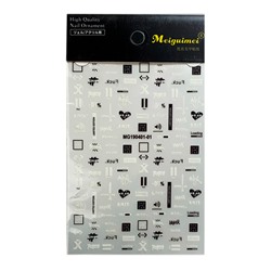Meiguimei, 3D Стикер MG190401-01