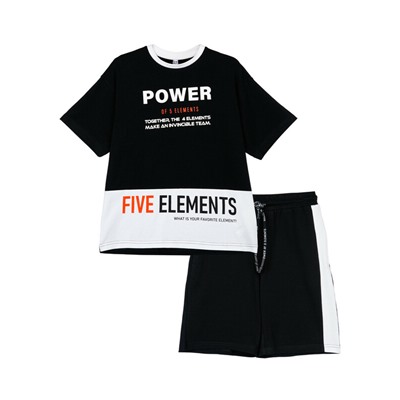 Комплект трикотажный для мальчиков: фуфайка (футболка), шорты