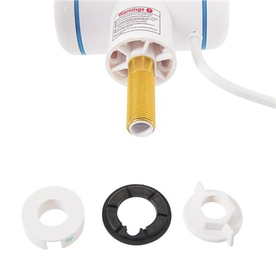 УЦЕНКА Кран-водонагреватель Luazon LHT-02, проточный, 3000 Вт, 220 В, белый