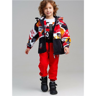 Куртка текстильная с полиуретановым покрытием для мальчиков (ветровка)