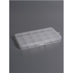 Органайзер для хранения мелочей, с подвесом, 15 ячеек, 17.5×10×2 см