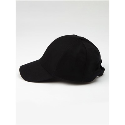 Бейсболка мужская однотонная MINAKU, размер 58, чёрная