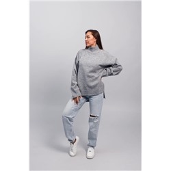 Женский свитер оверсайз с высоким горлом Happyfox