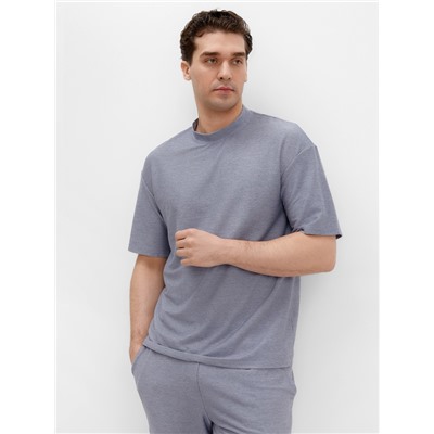 Футболка мужская MINAKU REGULAR: голубая, размер 46