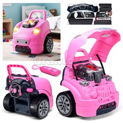 Набор Автомеханик ( разборные детали под капотом, свет/звук, дистанционный пульт), в коробке