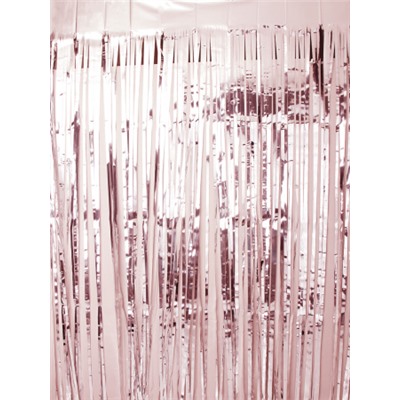 Дождь занавес 100x200 см розовое золото / NGA-16 /уп 10/300/для фотозоны на клейкой ленте