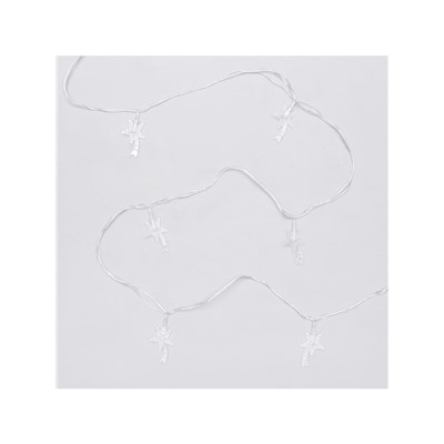 Гирлянда «Нить» 5 м с насадками «Комета», IP20, прозрачная нить, 20 LED, свечение мульти (RG/RB), мигание, 220 В