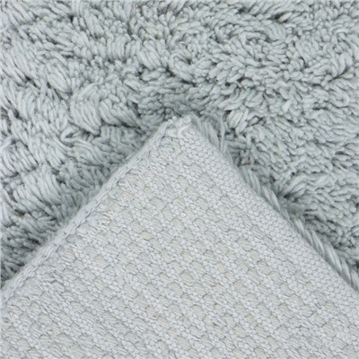 Коврик для ванной Этель Bricks, 50×80 см,1600 г/м², серый