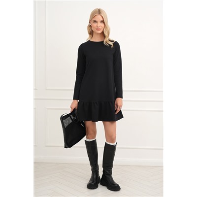 Женское платье трапеция из футера Happyfox