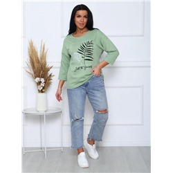 Футболка "Сильвана" (Оливковый)