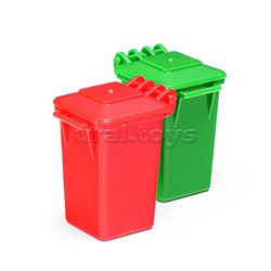 Машина "Эко-мусоровоз" 1:16 (свет, звук) в коробке (цвет синий)