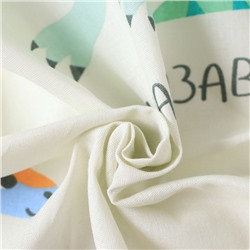 Пелёнка «Крошка Я. Динозаврики», 73×120 см, бязь 125 г/м², хлопок 100%