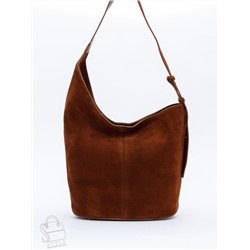 Сумка женская кожаная 1007M brown Polina&Eiterou