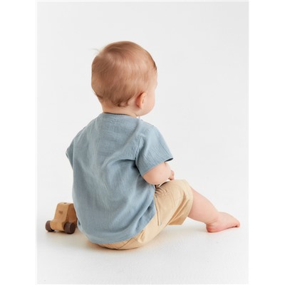 Футболка детская детская MINAKU, рост 68-74 см, серая