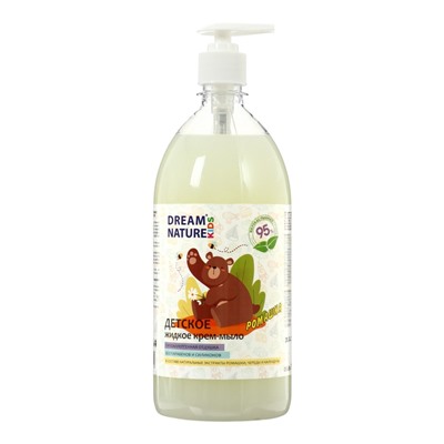 Жидкое крем-мыло, ромашка, череда и календула, DREAM NATURE KIDS, 1 л