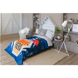Покрывало 1.5-спальное «Этель» Super hero, 145×210 см, микрофибра