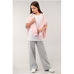 Брюки палаццо из футера для девочки Happyfox