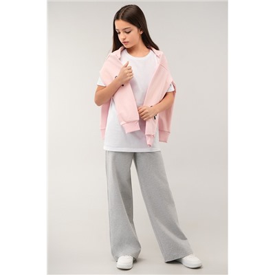 Брюки палаццо из футера для девочки Happyfox