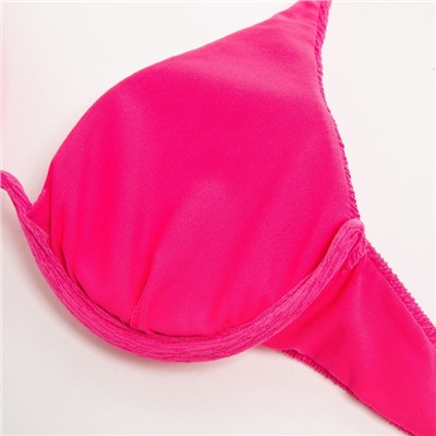 Купальник раздельный бельевой женский MINAKU, размер 46, розовый