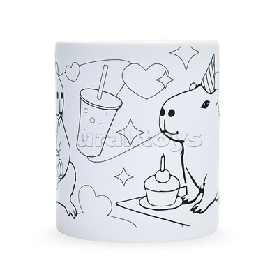 Набор для творчества Кружка для росписи "Капибара"