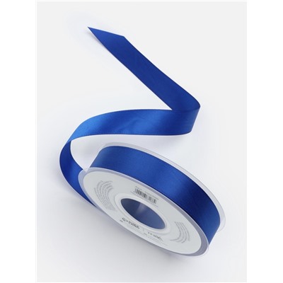 Лента атласная TEIRA, двухсторонняя, 20 мм, 25±1 м, синяя №0329