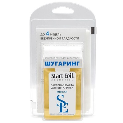 ARAVIA Start Epil Набор для шугаринга паста "Мягкая" + полоски 100 г