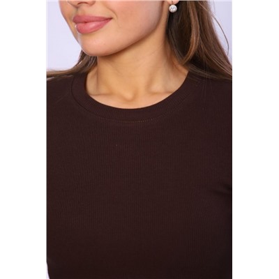 Футболка женская ФЖ0035Б (Коричневый)
