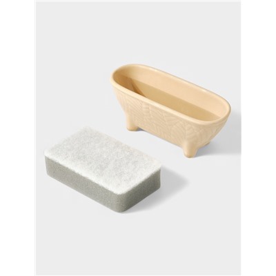 Подставка для губки Magistro Crotone, бежевая