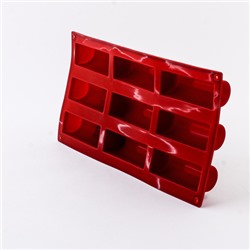 80340-91G Форма для выпечки кексов, пирожных, конфет, муссов силикон (х100)