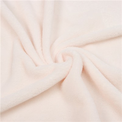 Плед с рукавами «Этель», 150×200 см, корал-флис, молочный