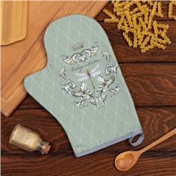 Варежка-прихватка «Vintage collection» 20×28 см, саржа, 100% хлопок, ватин 250 г/м²