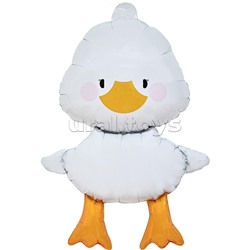 Шар (41''/104 см) Фигура, Гусь Обнимусь, 1 шт. в уп.