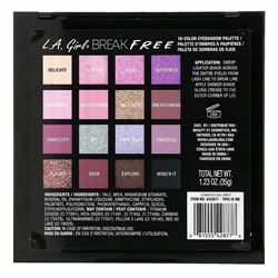 L.A. Girl, Break Free, Eye Shadow Palette, This is Me, 1.23 oz (35 g)