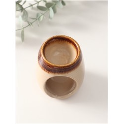 Аромалампа для эфирных масел «Полоски», керамика, 8.2×6.3×6.3 см, МИКС