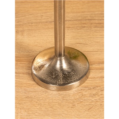 Подсвечник «Модэст», 8×8×23 см, алюминий, серебристый